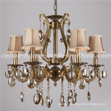 Luxury Design Crystal Lighting Iron Chandelier Lamp (SL2116-6)